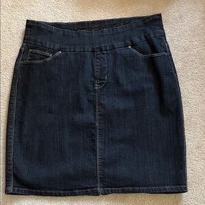 Jag Jeans Dark Indigo Mini Denim Skirt Sz 14